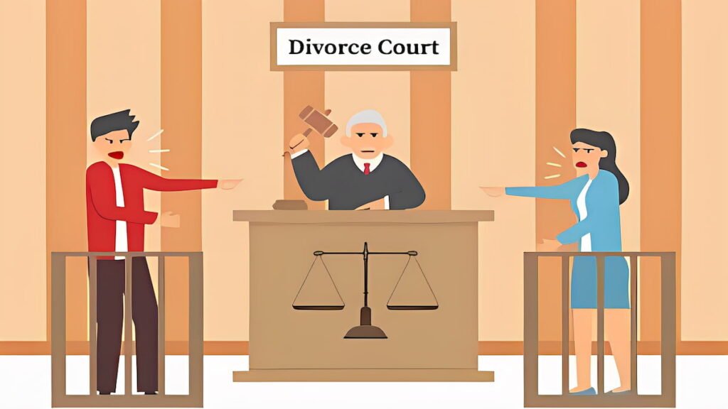 Should both the spouses attend the court hearing for divorce in India?