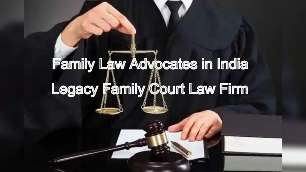 Family Law Advocates in India: Experienced Legal Representation