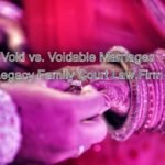 Void vs. Voidable Marriages in India: Legal Distinctions