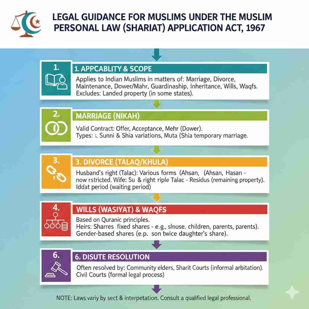 Legal Guidance for Muslims Under the Muslim Personal Law (Shariat) Application Act