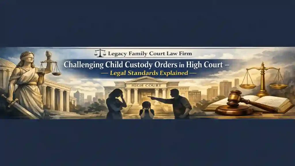 Challenging Child Custody Orders in High Court – Legal Standards Explained