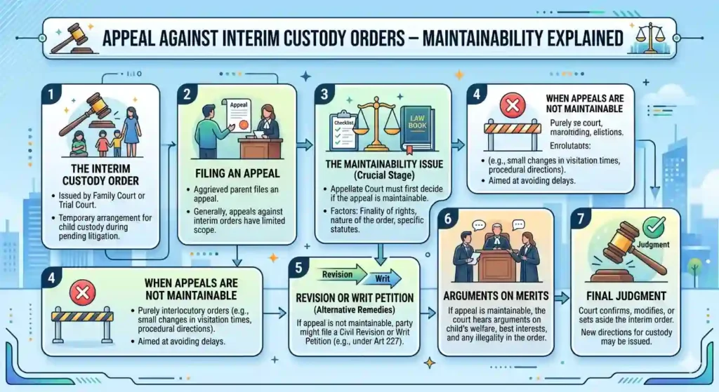 Appeal Against Interim Custody Orders – Maintainability Explained