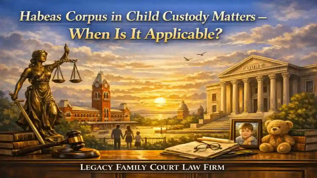 Habeas Corpus in Child Custody Matters – When Is It Applicable?