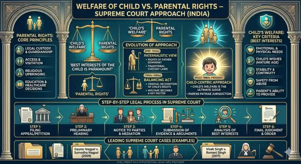Welfare of Child vs Parental Rights – Supreme Court Approach