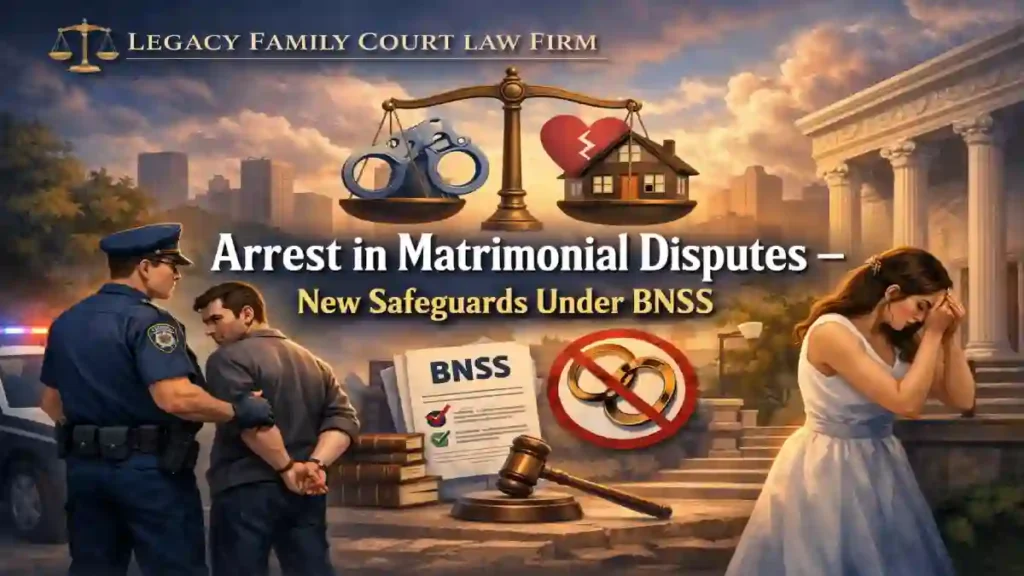 Arrest in Matrimonial Disputes – New Safeguards Under BNSS