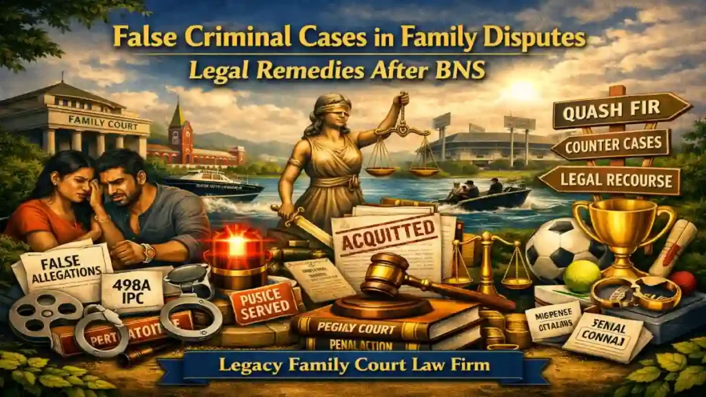 False Criminal Cases in Family Disputes – Legal Remedies After BNS