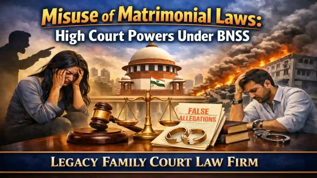Misuse of Matrimonial Laws: High Court Powers Under BNSS