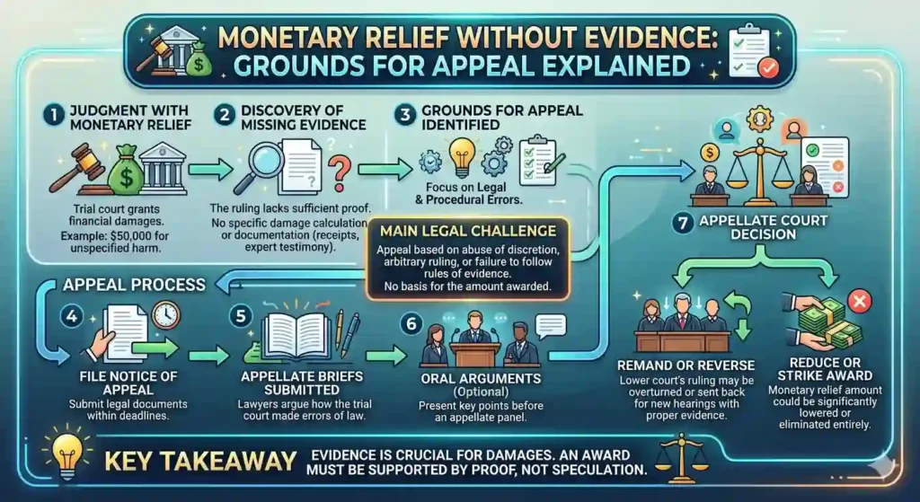 Monetary Relief Without Evidence – Grounds for Appeal Explained