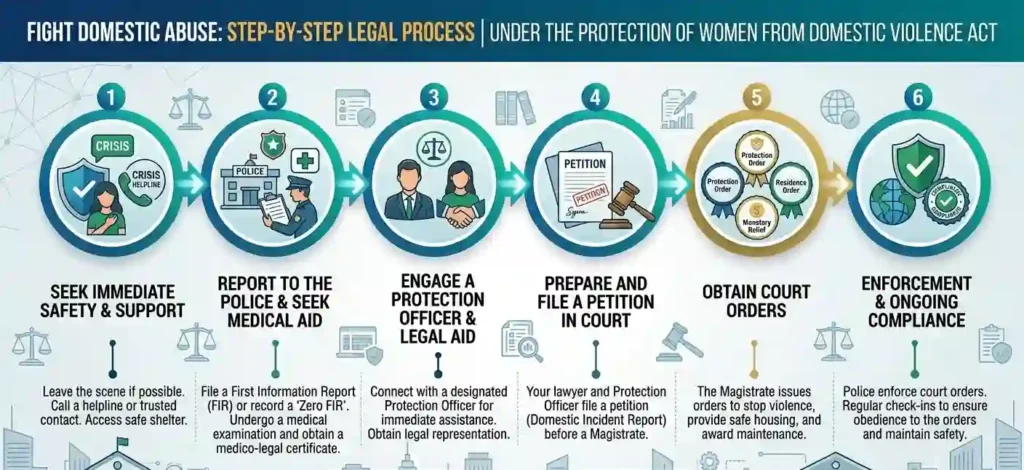 Fight Domestic Abuse Under the Protection of Women from Domestic Violence Act