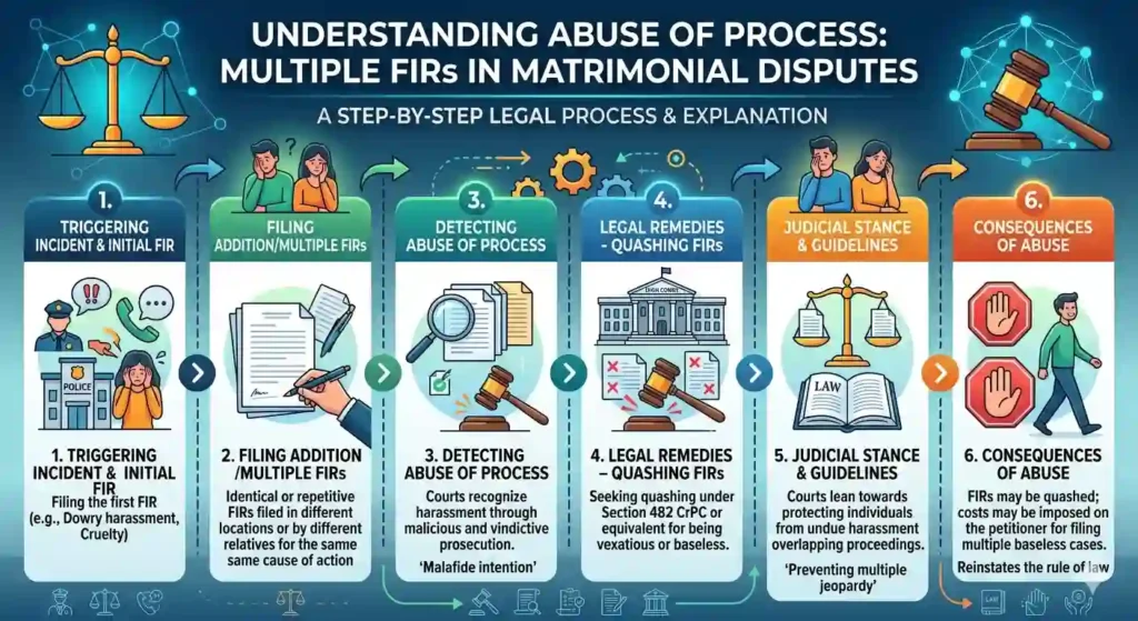 Multiple FIRs in Matrimonial Disputes – Abuse of Process Explained