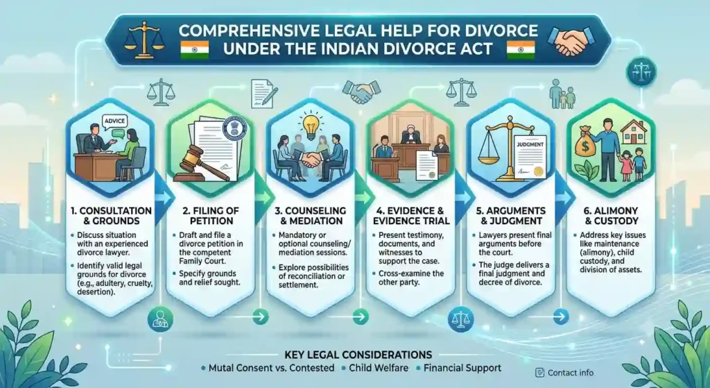 Comprehensive Legal Help for Divorce Under the Indian Divorce Act