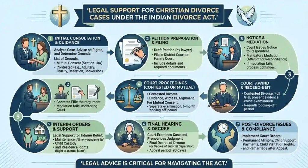 Legal Support for Christian Divorce Cases Under the Indian Divorce Act