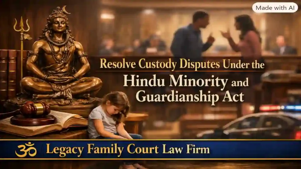 Resolve Custody Disputes Under the Hindu Minority and Guardianship Act